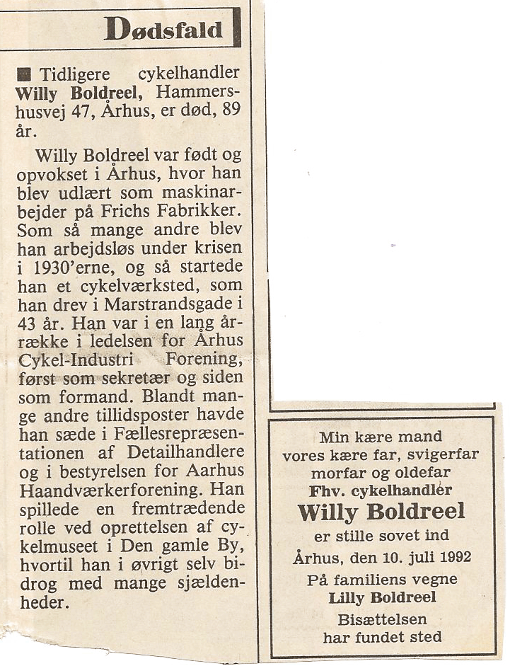 Willy Nekrolog og ddsannonce